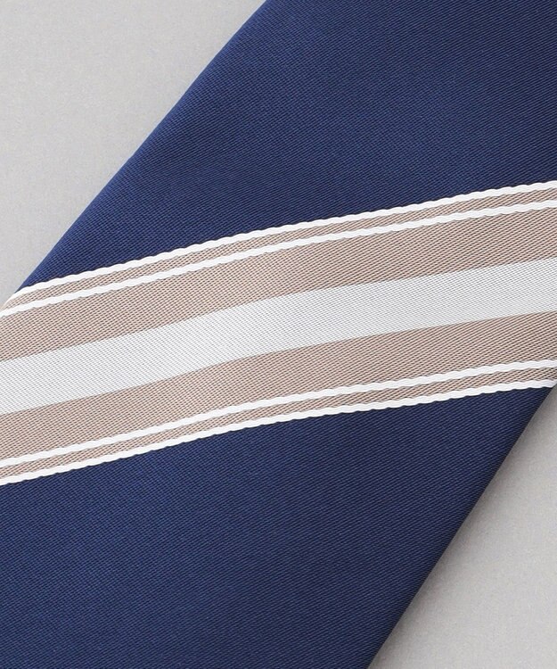 GOTAIRIKU 【日本製】ネクタイ_ストライプ ネイビー系1