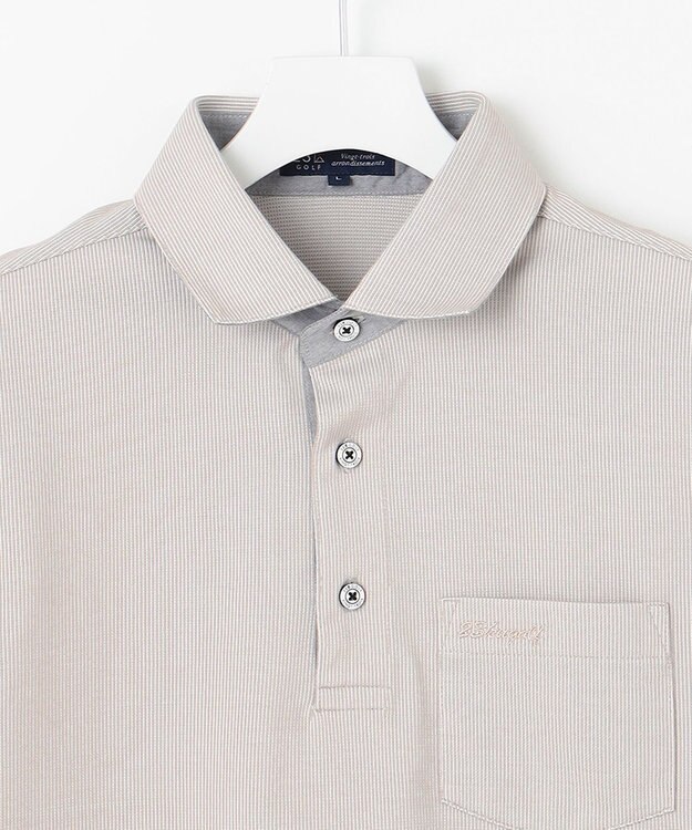 23区GOLF ギフトにもお勧め！【WEB限定】ベーシックポロシャツ ライトグレー系