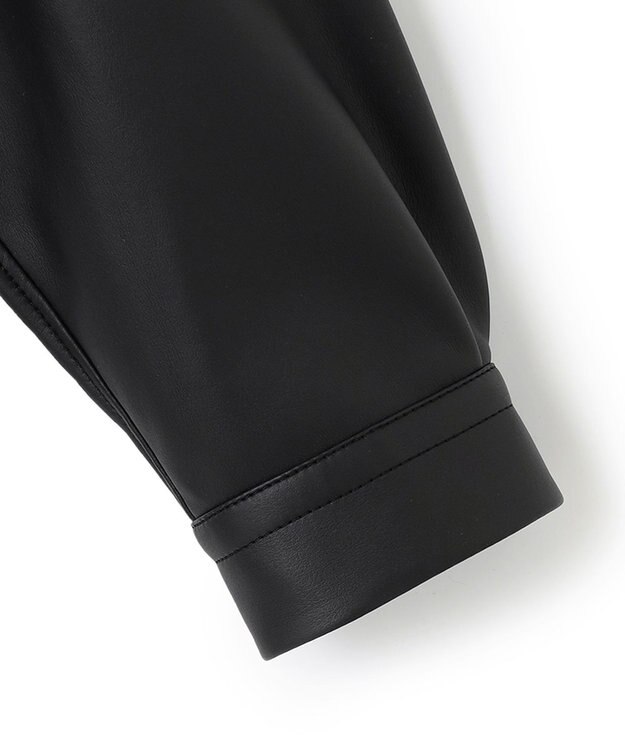 JOSEPH HOMME 【感動的な滑らかさと弾力】シンセティックレザー　シャツ ブラック系