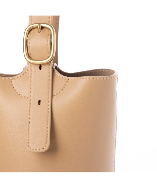 UNBILLION カシュカシュ cachecache / バックルワンハンドル2wayショルダー ベージュ