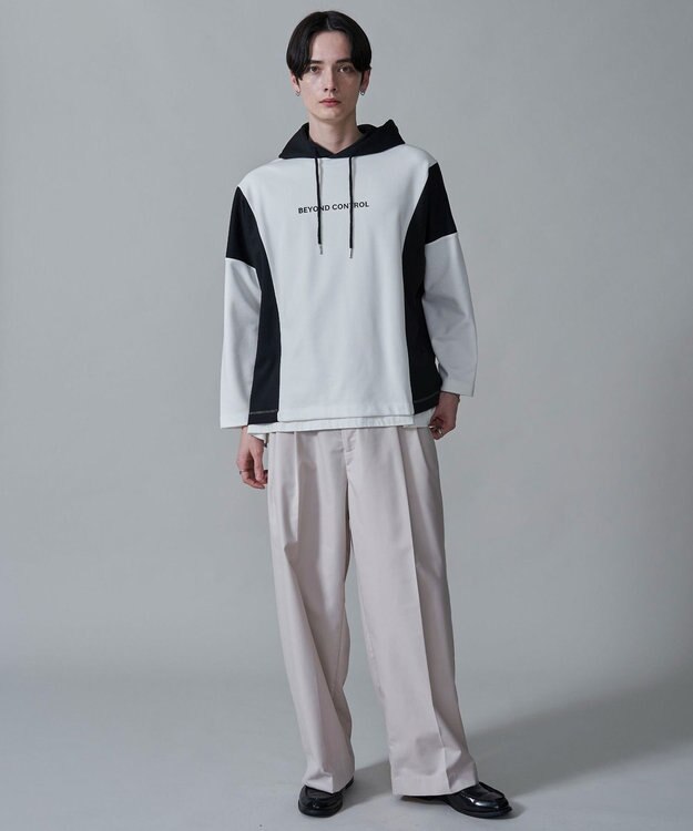 WEGO ドルマンポンチフードT（LS） ホワイト