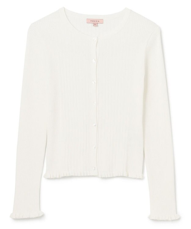 TOCCA 【大人百花掲載】【洗える】SPRING PICNIC CARDIGAN カーディガン アイボリー系