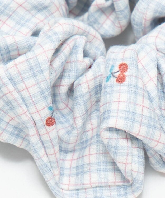 WEGO Lチェリーチェックシュシュ 柄1