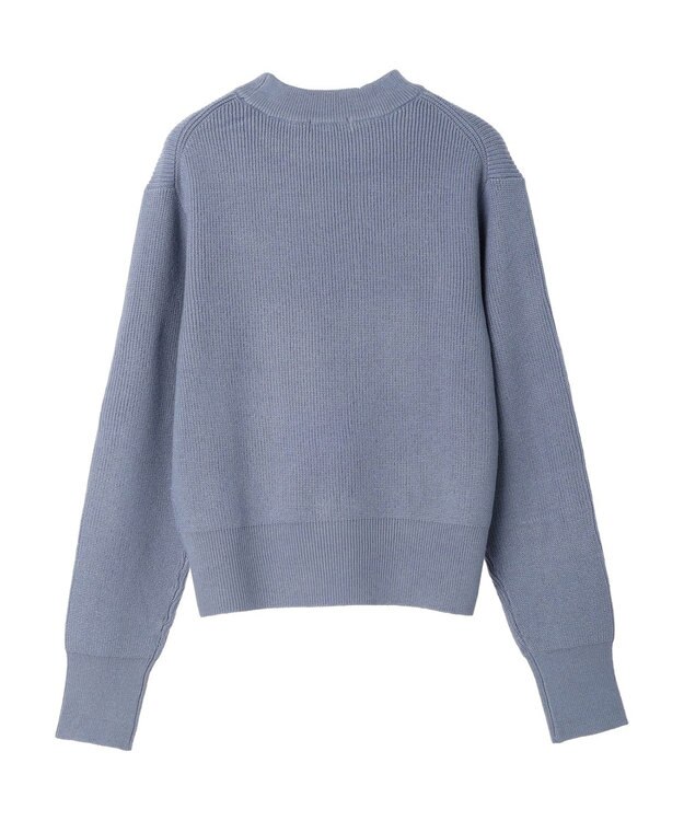 earth music&ecology アンチピリングハイネックプルオーバー Blue