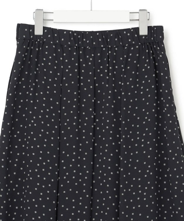 23区 L 【洗える】バックサテンアムンゼン タイプリント スカート ネイビー系5