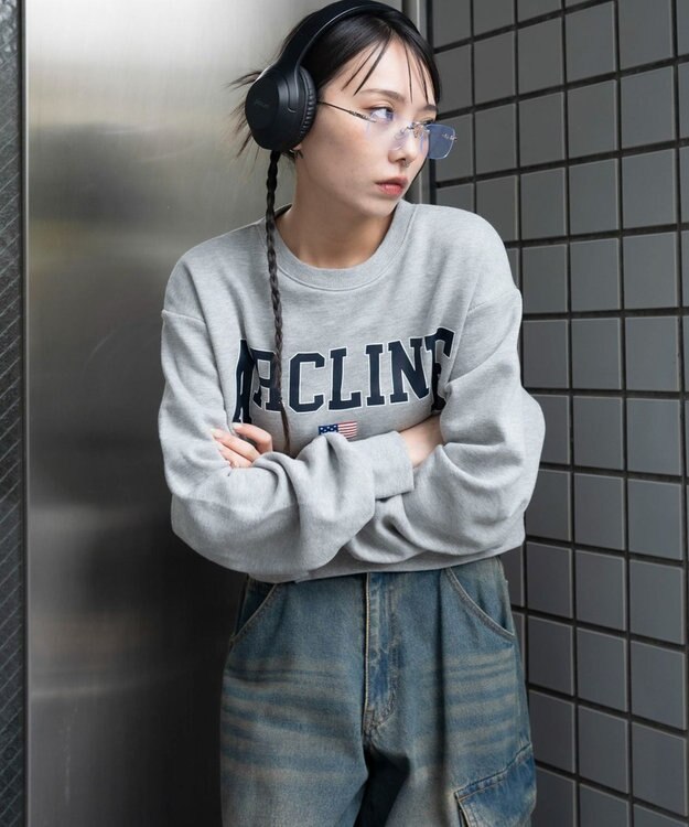 WEGO 【暖かい/裏起毛】裏起毛グラフィックスウェット 柄3