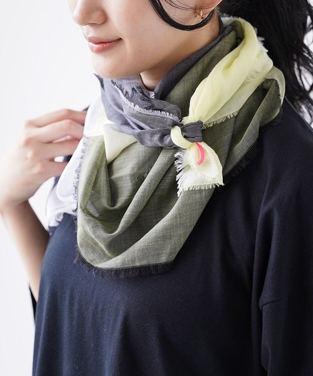 POLS 播州織 極細コットンストール Sサイズ イエロー