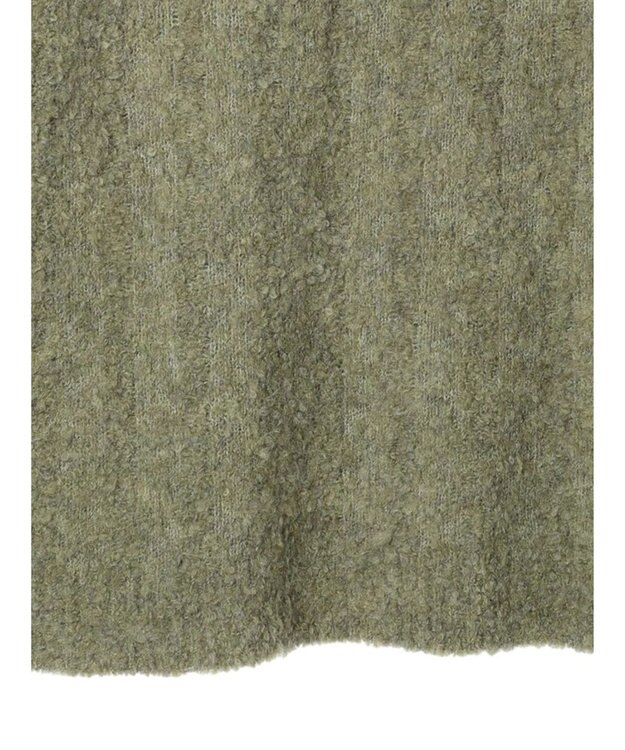 earth music&ecology ブークレハーフジップミニワンピース Khaki