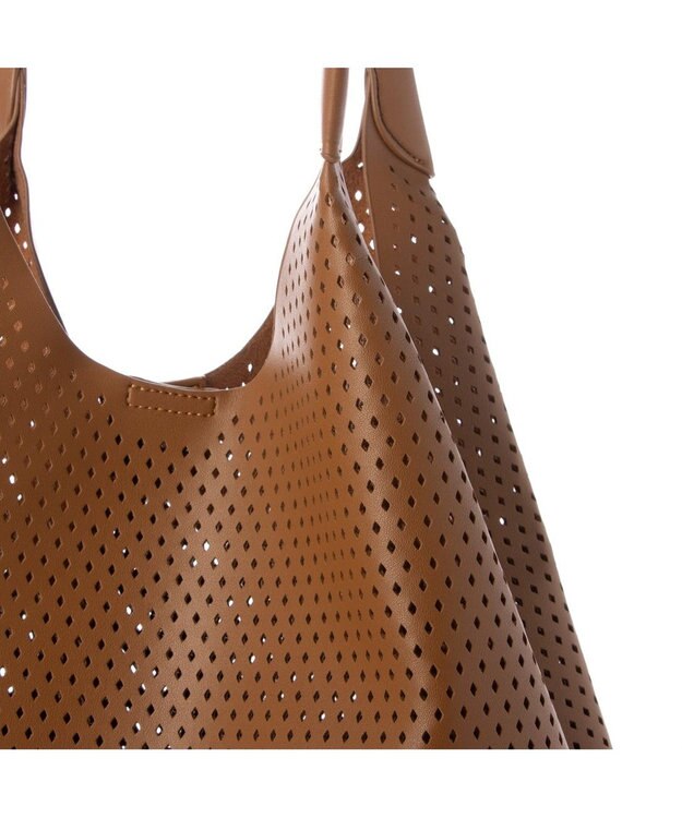 UNBILLION カシュカシュ cachecache / パンチングソフトトート キャメル