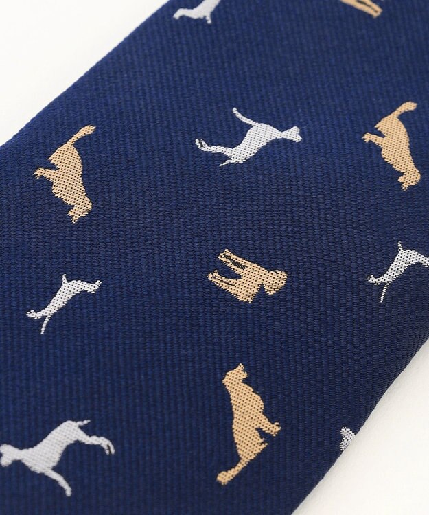 J.PRESS MEN 【WEB・一部店舗限定】アニマルモチーフ ネクタイ ネイビー系8