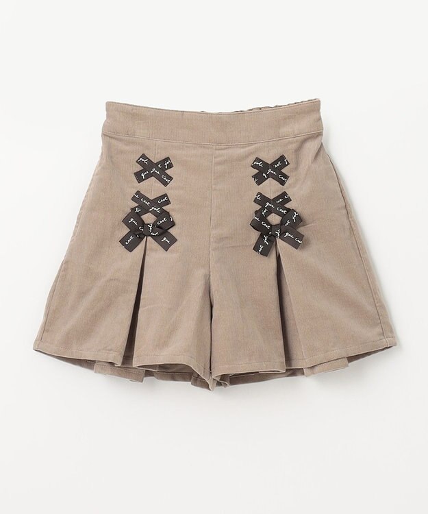 ANY KIDS コーデュロイキュロット ネイビー