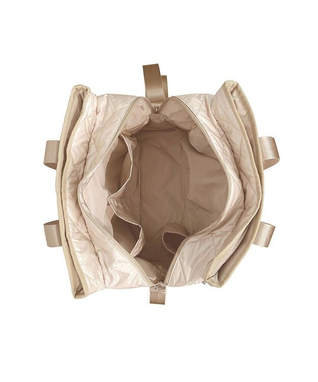 ROOTOTE 1162【大容量:キャリーケース装着可能】SC.グランデボックス.グリスン-A 01：ベージュ