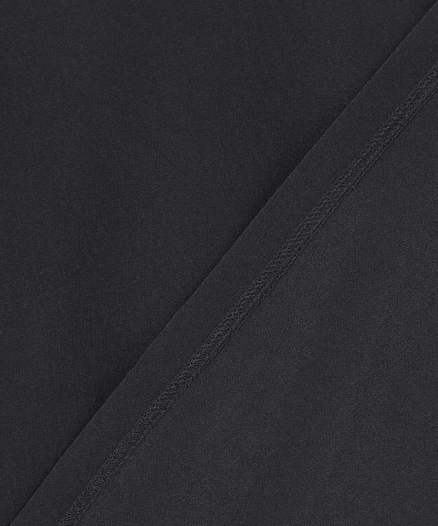 ICB L 【洗える】ジョーゼットジャージー プルオーバー ブラック系