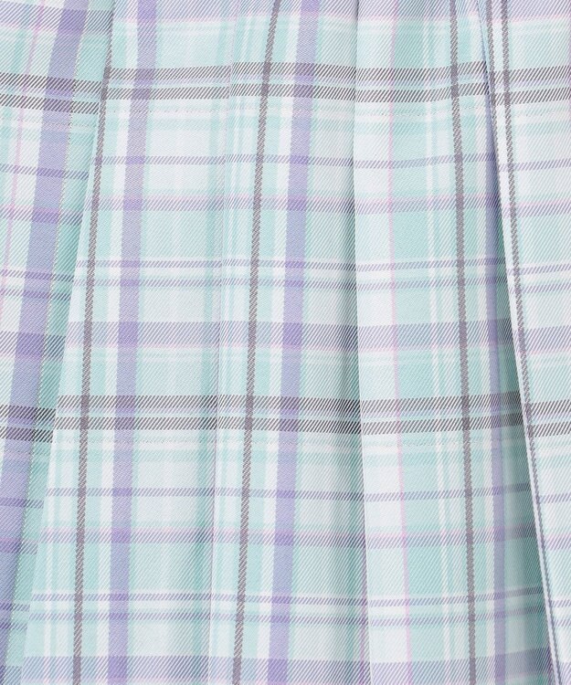 ANY KIDS チェックプリーツスカパン ミント