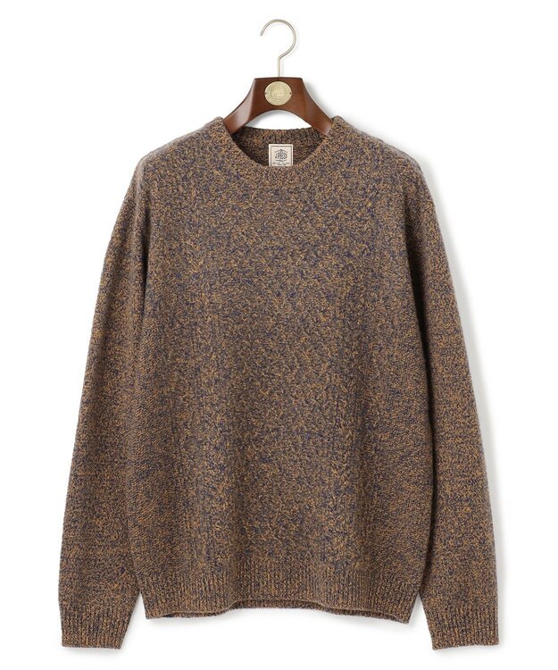 J.PRESS MEN 【KING SIZE】【Cash Lamb’s wool】ケーブルニット / クルー イエロー系