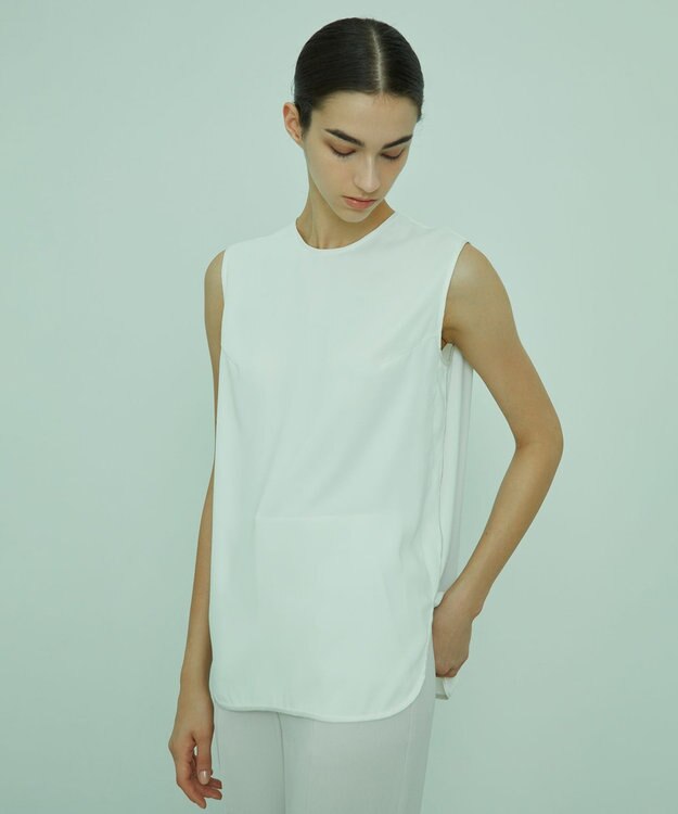 BEIGE， DANDELION / ノースリーブブラウス Ecru