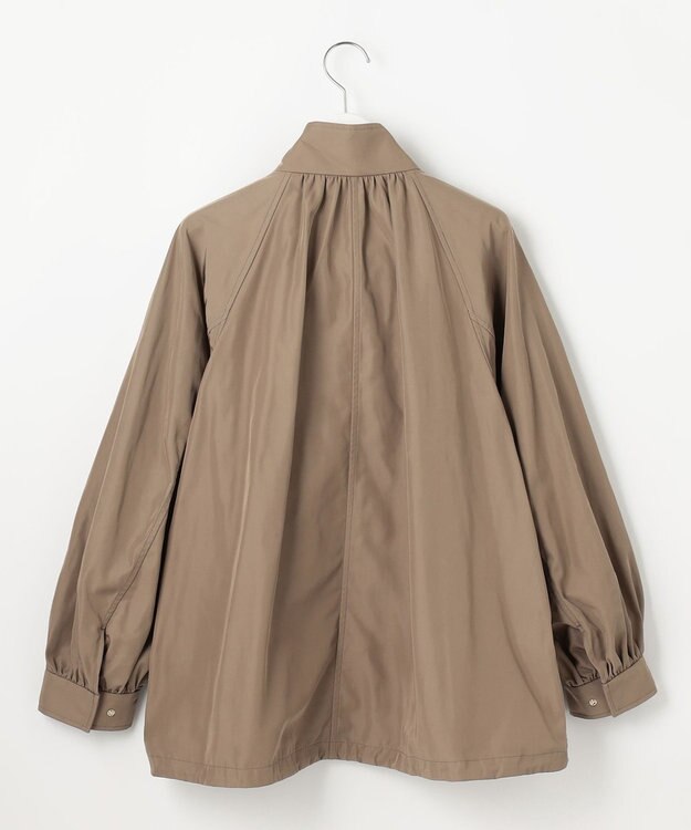 自由区 S 【カタログ掲載・洗える】ブライトメモリーツイル ブルゾン ダークモカ