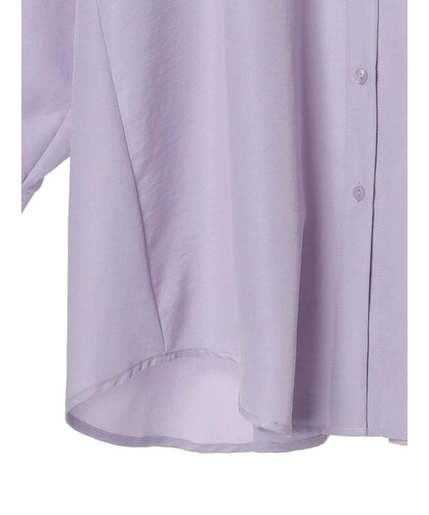 earth music&ecology バックデザインシャツ Lavender