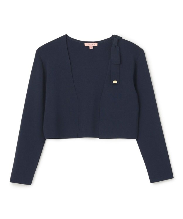TOCCA 【洗える・接触冷感】BOW KNOT KNIT ボレロ ネイビー系