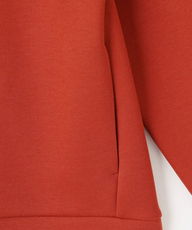 J.PRESS LADIES ダンボールジャージー ジップアップ パーカー オレンジ系