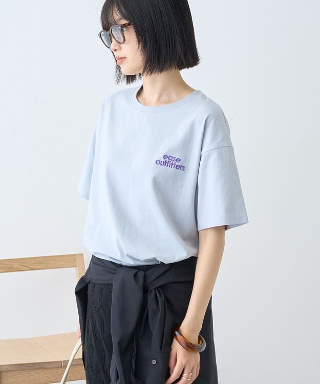 AMERICAN HOLIC 刺繍&フォトプリントTシャツ Light Gray