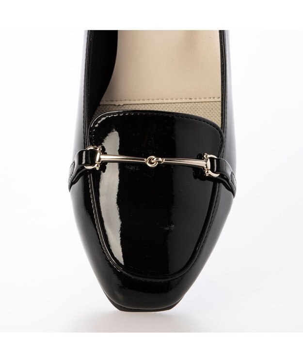 ing <Pitti>【WEB限定】ビットレインパンプス ブラックエナメル