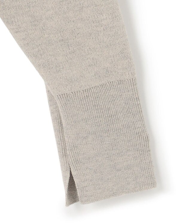 23区 L 【洗える】コットンウール クルーネック プルオーバー ベージュ系