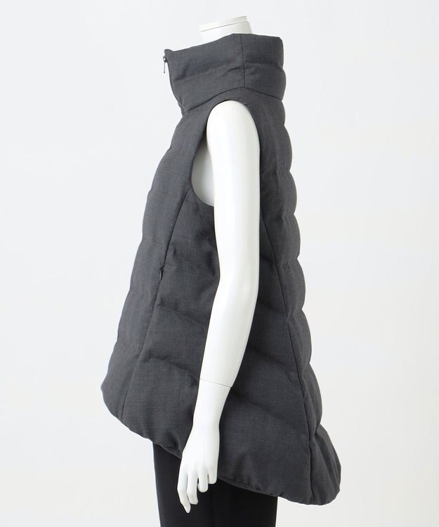 23区 【R(アール)】ウールダウンベスト グレー系