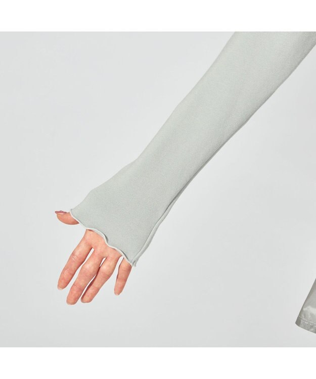 Chacott アームカバー アクアグリーン