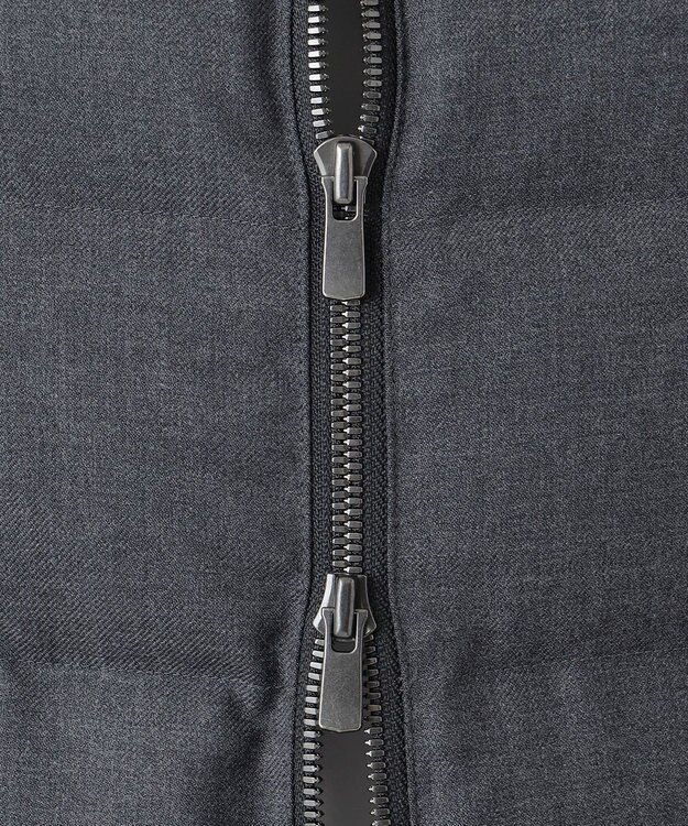 23区 【R(アール)】ウールダウンベスト グレー系