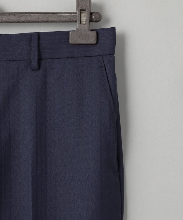 GOTAIRIKU シワになりにくい【御幸毛織/みゆきけおり】DRY SPINNER(ドライスピナー)スーツ（ネイビーストライプ） ネイビー系1