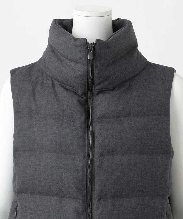 23区 【R(アール)】ウールダウンベスト グレー系