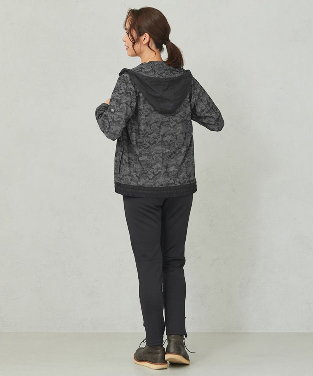 JOSEPH ABBOUD MOUNTAIN 【UNISEX】クールスキンガードカモ パーカー ブラック系7