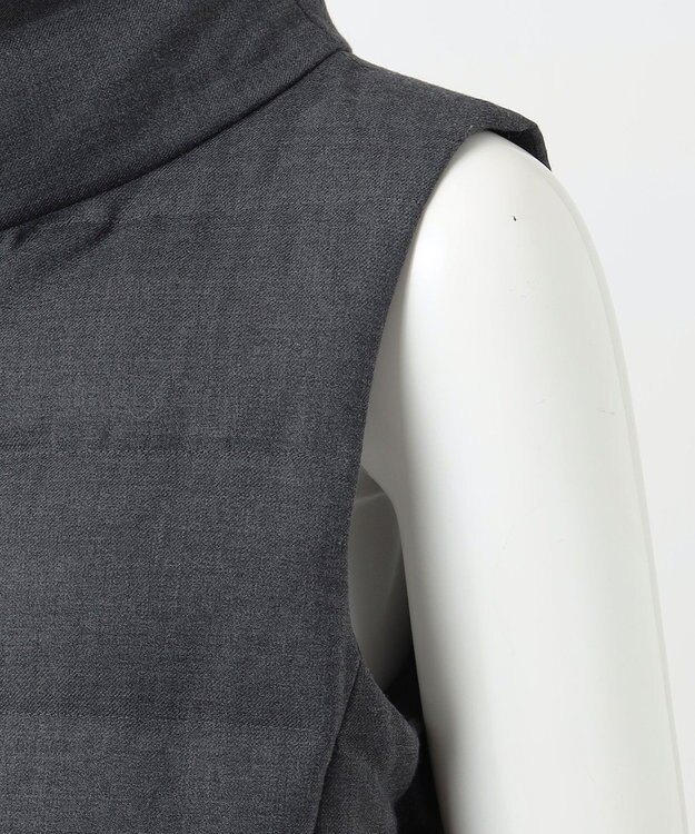 23区 【R(アール)】ウールダウンベスト グレー系