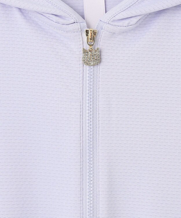 ANY KIDS サラサラ UVカット パーカー サックスブルー