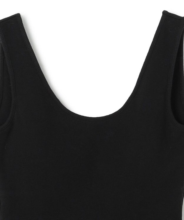 NAVE 【Nave・洗える/ストレッチ素材】ボディスーツ タンクトップ ブラック系