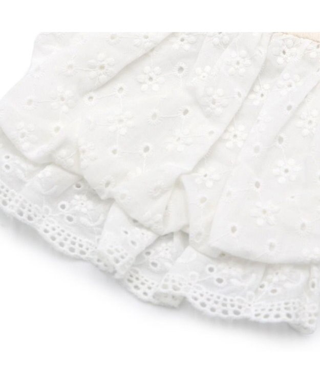 PET PARADISE ペットパラダイス レース バルーン ワンピース 《ホワイト》 小型犬 ホワイト