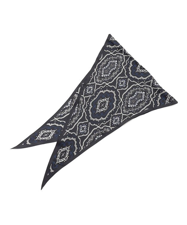 23区 オーナメントプリント スカーフ グレープリント