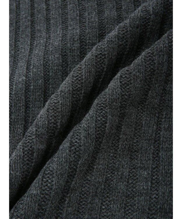 Green Parks ＳＥＴ２点　ボーダーニットマフラー＋手袋 Gray