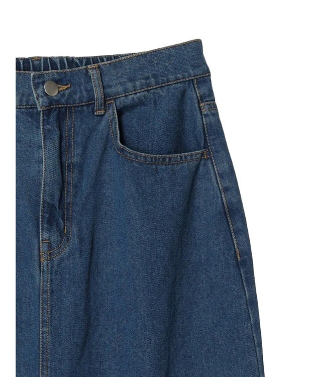 Green Parks ・Ｄｏｕｂｌｅ　Ｆｌａｇｓ　キリカエデニムスカート Dark Indigo