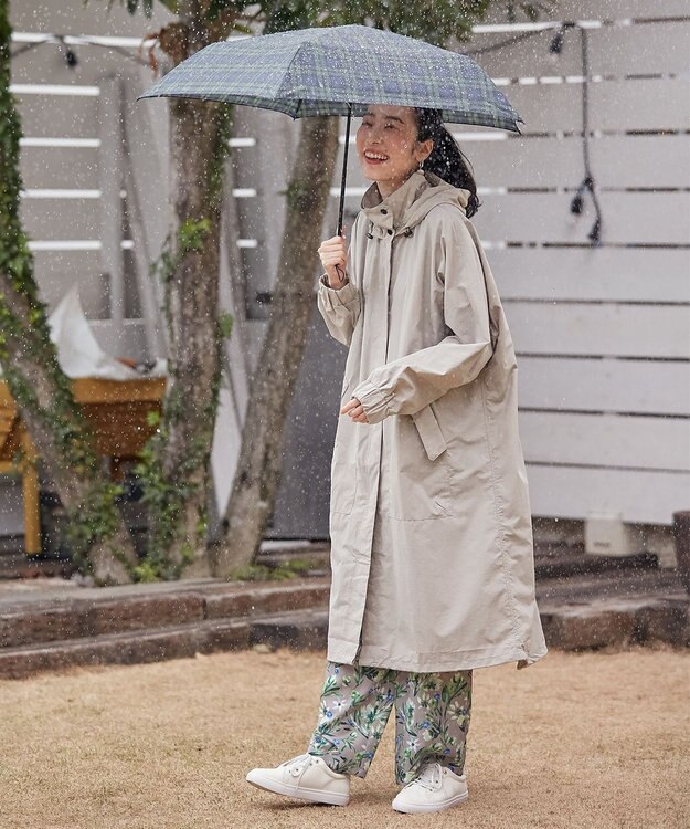 ANY ウィンドレジスタンスアンブレラ チェック柄