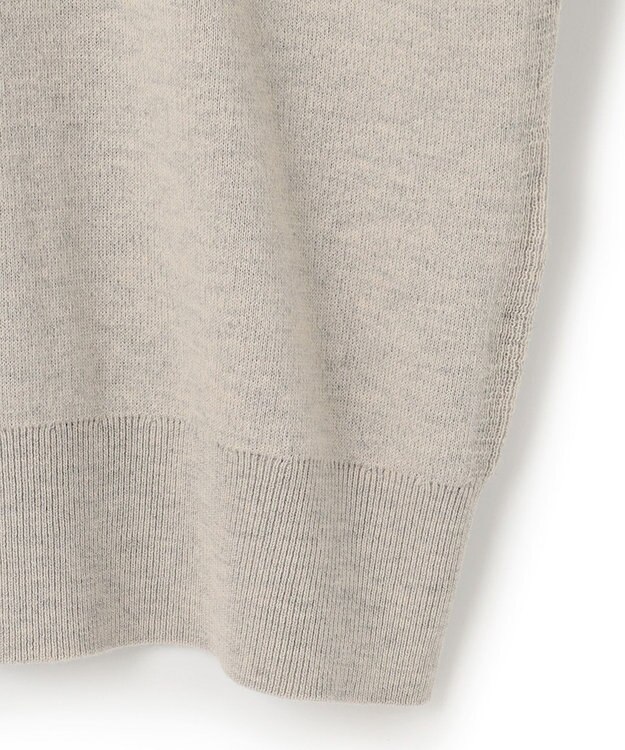 23区 L 【洗える】コットンウール クルーネック プルオーバー ベージュ系