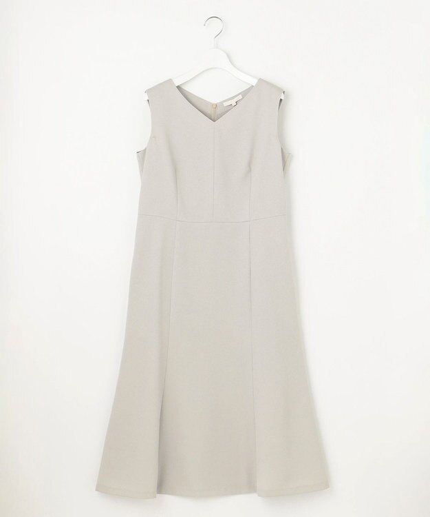 自由区 【カタログ掲載・洗える】レースブラウスコンビ ワンピース サンドベージュ