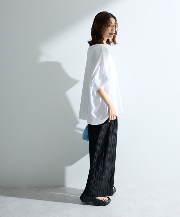 Green Parks 超冷感タック入りオーバーサイズプルオーバー Off White