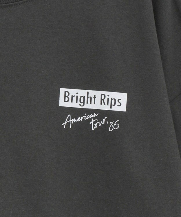 AMERICAN HOLIC Bright RipsロングTシャツ Charcoal Gray