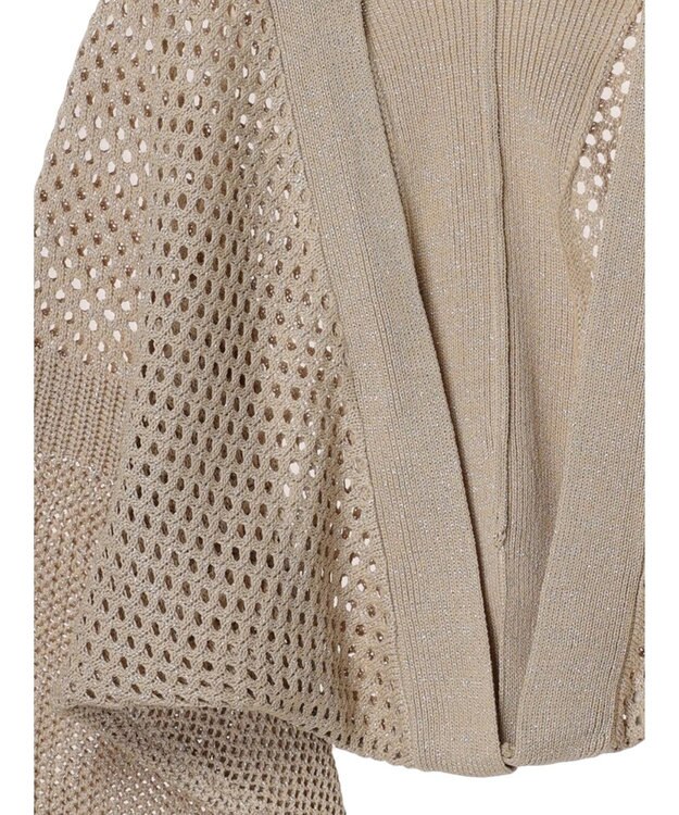 earth music&ecology メッシュボレロ Beige