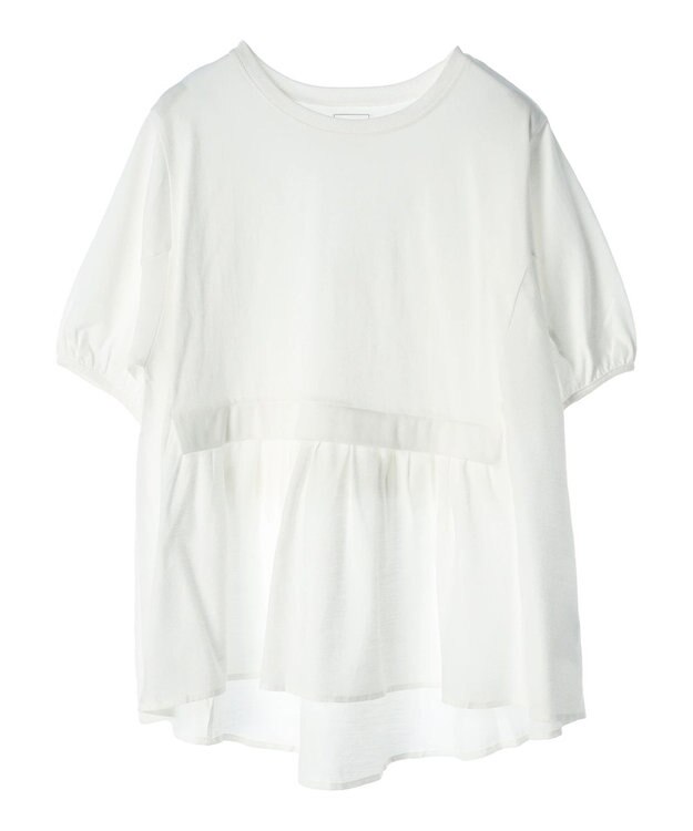 Green Parks カットドッキングフレアラインプルオーバー Off White