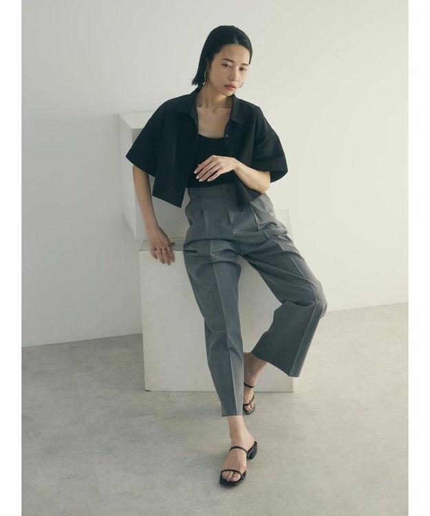 Green Parks armonia．ＳＥＴ２点　シャツワンピース Black