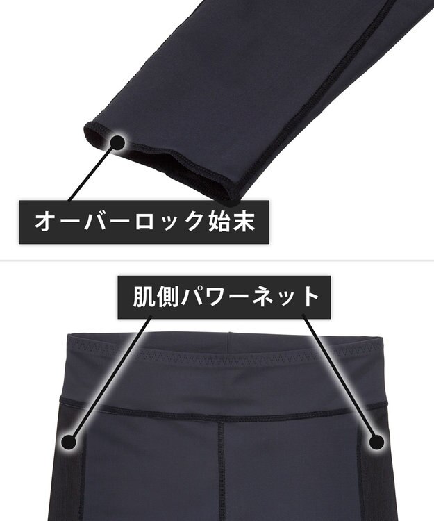 CW-X 【WOMEN】 スポーツタイツ エキスパートモデル 股関節・ひざサポート ひざの負荷を軽減 ロング HXY419 /ワコール ブラック