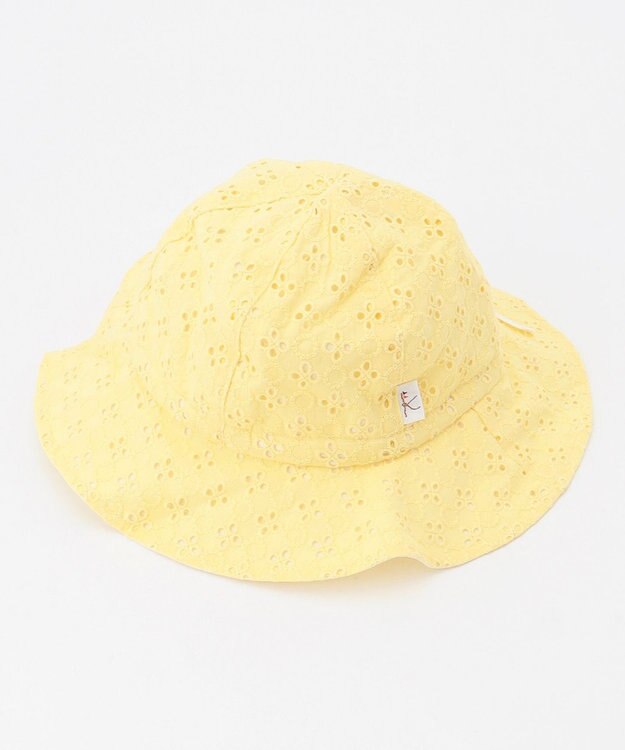 組曲 KIDS プテイフラワーレース ハット イエロー系